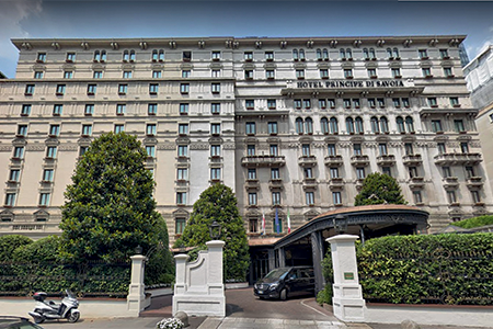 Vista esterna hotel principe di savoia