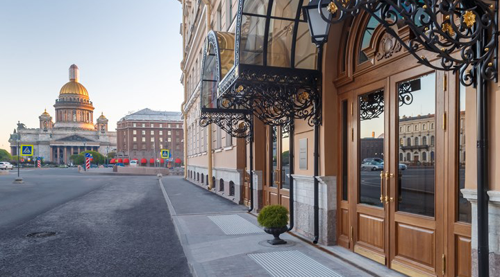 Entrata lotte hotel di san pietroburgo