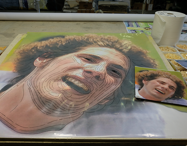 Lavorazione del mosaico