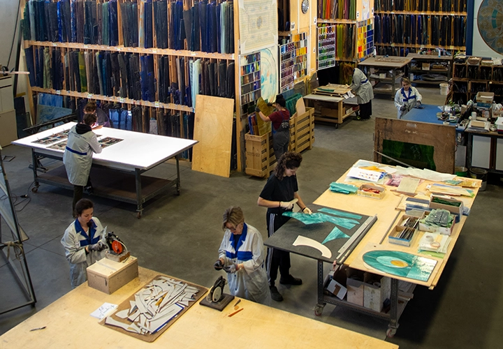 Laboratorio artistico sezione vetrate